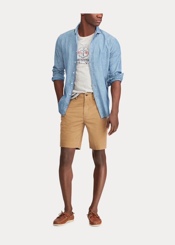 Calções Polo Ralph Lauren Stretch Classic Fit Homem 47589-OASP